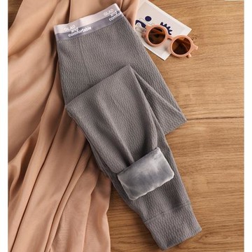 男士加絨加厚保暖褲男生秋褲中腰秋冬季青年彈力修身打底褲棉毛褲