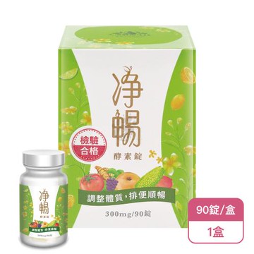 【大漢酵素】淨暢酵素錠X1盒 全素(90錠/盒)