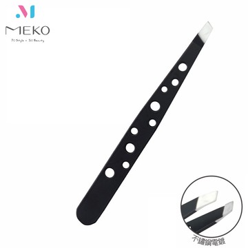 MEKO 九星斜口眉毛夾-黑 N-004 【官方旗艦館】