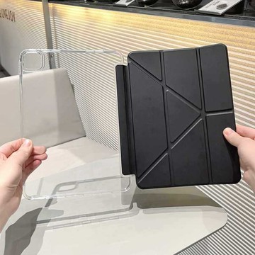 iPad透明殼 裸感皮套 可折疊支架 iPad Air8 7 Pro 10代 11吋 mini7 6 多角度防摔保護套