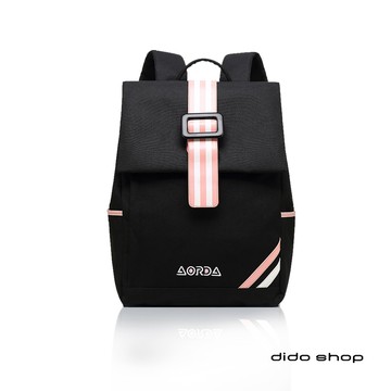 15.6吋 休閒簡約外接USB筆電後背包 電腦包(BK133) 黑