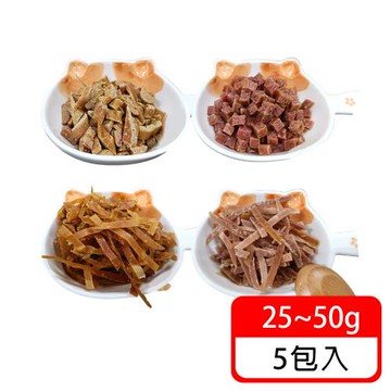 (毛寶當家) 【5包入】貓咪機能點心 貓咪食品 貓零食 貓肉條 貓肉乾 寵物零食