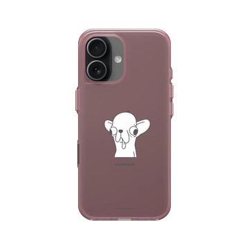 iPhone 17 Clear (相機按鈕) 晶醺玫 - Godgwawa 變種吉娃娃 - 吉本款