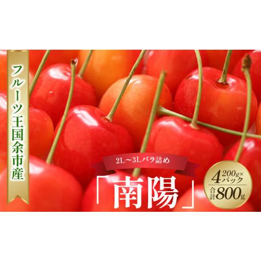 ふるさと納税 北海道 余市町 フルーツ王国余市産「南陽（2L〜3Lバラ詰め）」200g×4パック