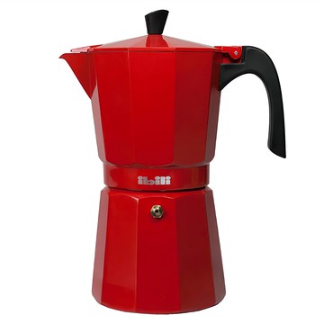 ibili Bahia義式摩卡壺 鋁製 90ml  紅色  1個