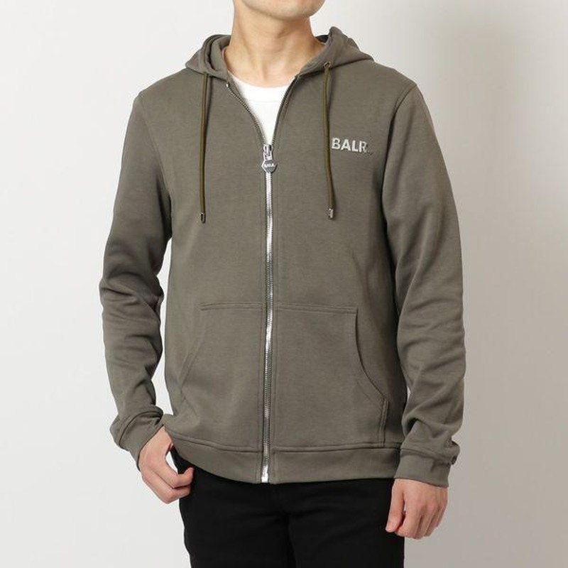 BALR. ボーラー B1266.1001 Q Series Straight Zip Through Hoodie