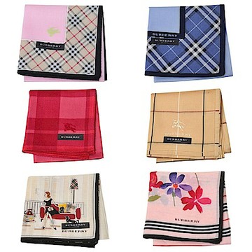 BURBERRY 經典品牌格紋字母LOGO圖騰帕領巾