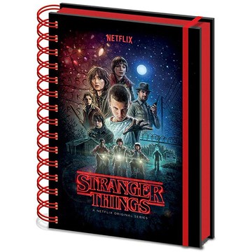 【怪奇物語】Stranger Things - 精美亮面A5筆記本/日記本