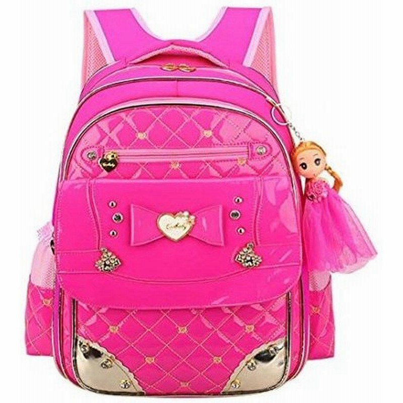 ピーキー Peigee 可愛い 子供用リュックサック 学生バックパック 軽量 軽い 小学校 幼稚園 リボン付き かわいい お姫様 ローズ L 通販 Lineポイント最大0 5 Get Lineショッピング