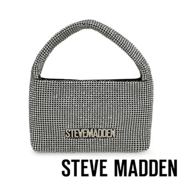 STEVE MADDEN-BSHIRI 水晶手提小方包-銀色