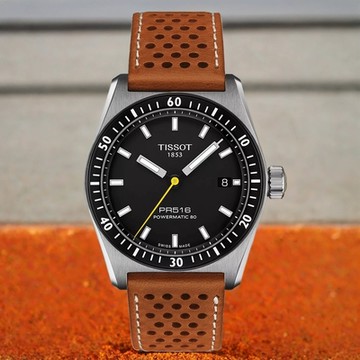 TISSOT 天梭 官方授權 PR516 80小時動力儲存機械錶 新年開運 送禮推薦-38mm T1494071605100