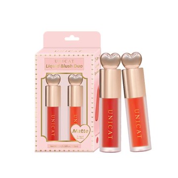 【UNICAT 變臉貓】保濕液態腮紅 (霧面啞光色)4.5ml*2 液體腮紅 眼影 口紅 提亮腮紅