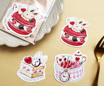 純喫茶ALICE 大尺寸貼紙 甜點組