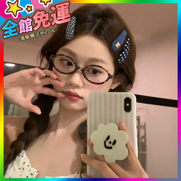🌸台灣出貨🌸 韓風複古格子波點佈藝bb夾百搭甜美少女心劉海夾側邊夾髮飾3個裝 🥇滿額免運🥇X370-11-A