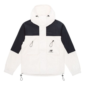 New Balance Men's New Balance Multiple Pockets Casual Sports Breathable Woven Jacket White