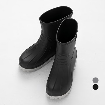 BASE ALPHA ESSENTIALS 男女通用 EVA 輕量工作雨靴  260  黑色的