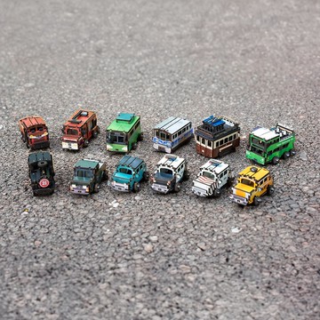 【 DIY 手作】 迷你拼拼車 特色玩具 玩具車 木質玩具 聖誕禮物