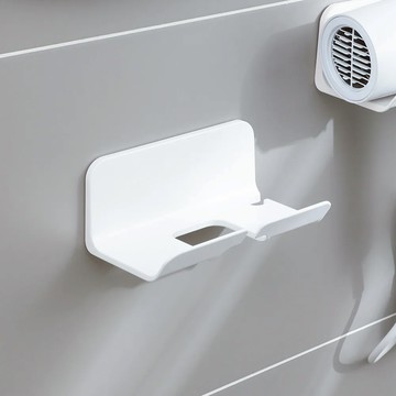 UTOOKII 無痕免釘吹風機壁掛收納架