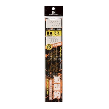 HEARTY RISE 哈帝來斯 岩溶 狐型鉤精靈環快別天平仕掛 PHT-41，高碳鋼材質，天平專用  #8.5 10cm  8入  1包