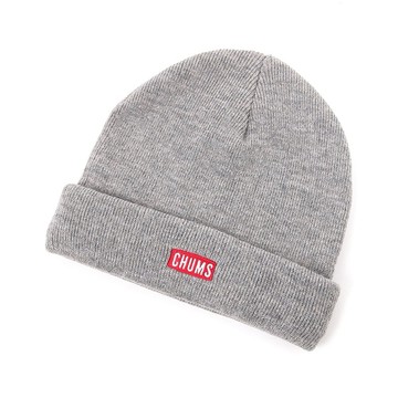 CHUMS CHUMS Logo Short Knit Cap針織帽 淺灰色