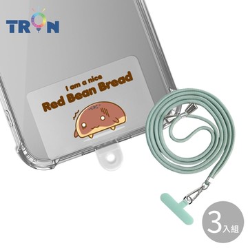 TRON iPhone 11ProMax 驚恐紅豆麵包防摔 手機 掛繩 手機殼