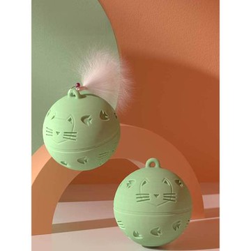 跳跳球貓玩具自嗨解悶逗貓棒智能跳跳球自動逗貓球電動貓咪用品