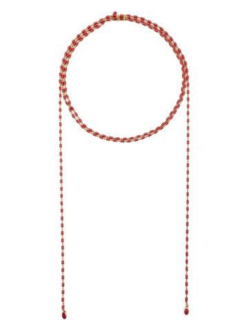 ISABEL MARANT - Casablanca wraparound necklace - women - Tin/Resin/Brass - One Size - Gold