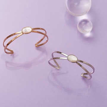 珍珠母貝造型手環(共兩色)