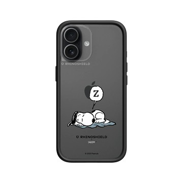 iPhone 17 Mod NX -邊框背蓋組合 (相機按鈕) 黑 - 史努比 Snoopy - Snoopy fall asleep