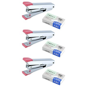 10號釘書機 附針組 01536  桃色  3盒
