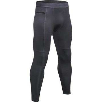 男拉鏈口袋速干褲Men zipper pocket Leggings Man Jogger Tights