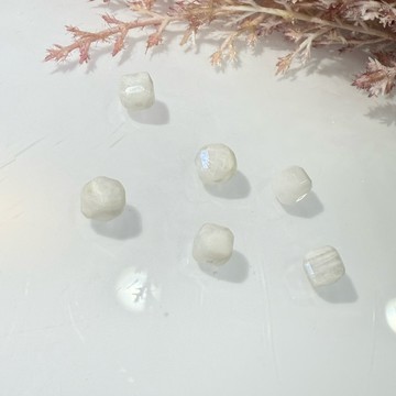 💕 𝓒. 𝓣 晶寶💕白月光 方糖 水晶 隨形 散珠 diy 設計 有孔洞