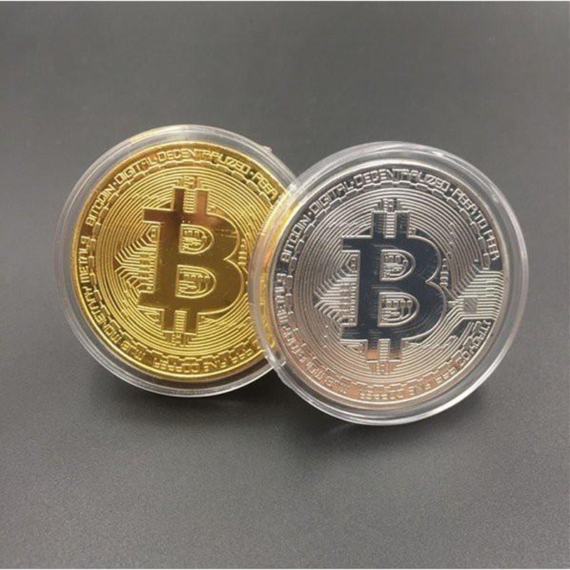 新作からSALEアイテム等お得な商品満載】 ビットコイン レプリカ Bitcoin replica 仮想通貨 金運グッズ ゴールド 金 5枚セット  ゴルフマーカー マグネット 高品質版