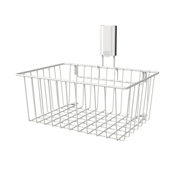 定向磁 高承重 小型置物籃 白色