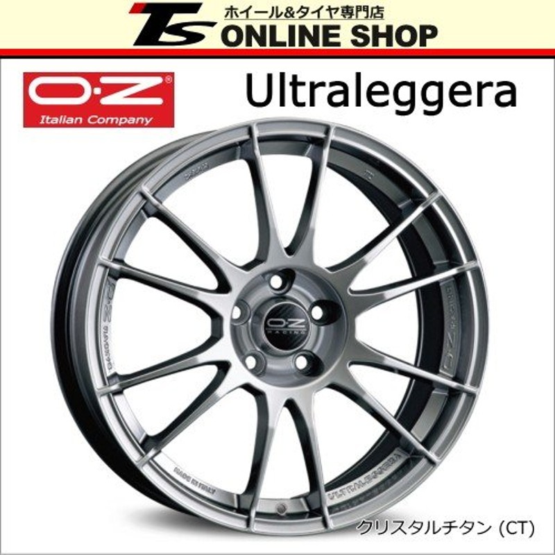 OZ RACING Ultraleggera 7.0J-17インチ (37) 4H/PCD98 CT ホイール4本 ...