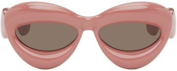 LOEWE 粉色 Inflated 太阳镜