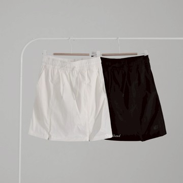 【Sharkhead】現貨 New Balance 短裙 米白 全黑 運動短裙 網布 黑色 白色 A字裙 抽繩 NB