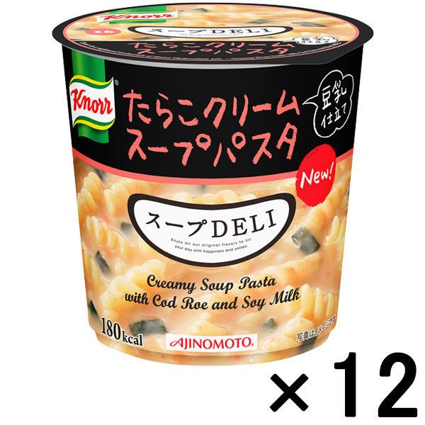 味の素インスタント　クノール　スープDELI　たらこクリーム　12個　スープデリ　味の素