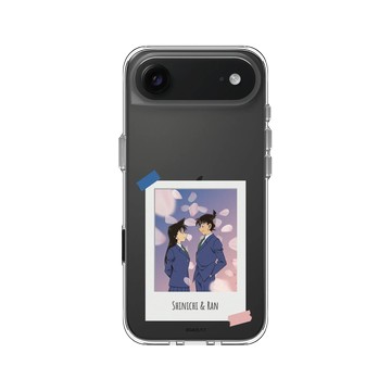 iPhone Air Clear Case（相機按鈕） 透明 - Detective Conan - 新一&小蘭