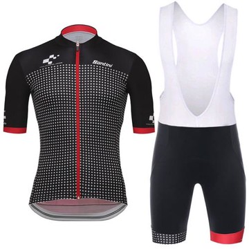 Santini夏新款騎行服腳踏車套裝速干透氣單車排汗衫短袖自行車服