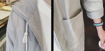 【JP.美日韓】質感 防曬外套 好料質 長版外搭 口袋 上衣 風衣 長版 西裝亞麻 襯衫 長版透氣 外套