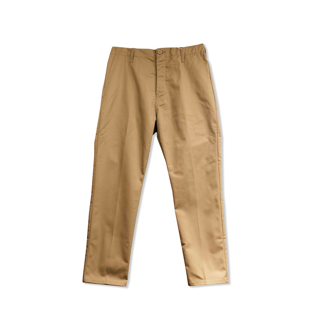 UNIVERSAL OVERALL TAPERED PANTS 寬管工作褲卡其推薦| 蝦皮商城| LINE購物