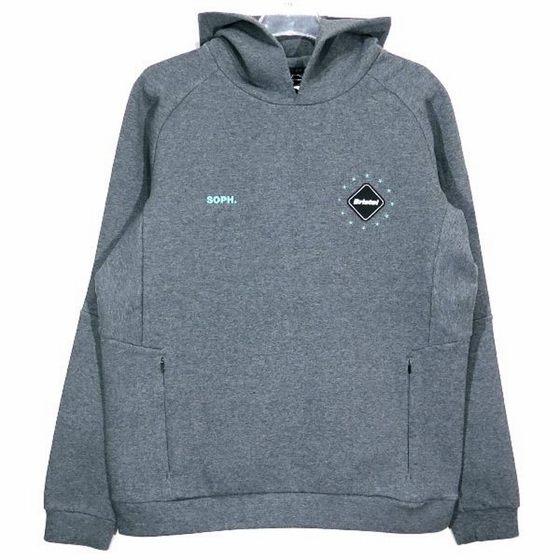 22aw fcrb「BIG LOGO TEAM SWEAT HOODIE」灰XL裏起毛になります