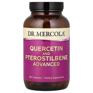 Dr. Mercola, 槲皮素與紫檀芪，高級，180 粒膠囊