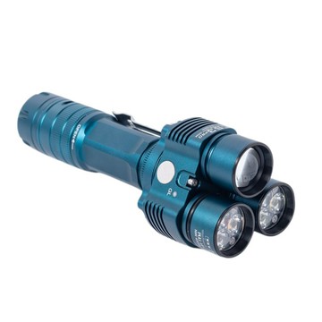 Niwalker ES3 Pro 3500流明 465米 三頭多光源手電筒 泛光+遠射+綠光束+UV光