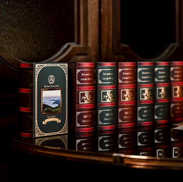 【客製化刻字】阿里山復古茶字典書盒::山霧集