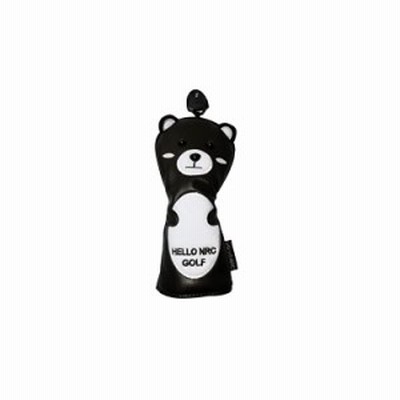 ゴルフヘッドカバー ユーティリティ UT用カバー 単品 防水仕様 クロクマ (ユーティリティ用)