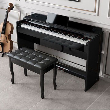 【新品上市】高端電鋼琴88鍵重錘家用電鋼琴成人幼師學生專業考級立式鋼琴