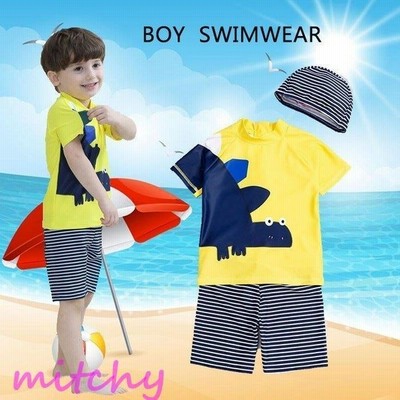 ベビー水着長袖キッズ水着赤ちゃん温泉夏海水浴プール男の子セパレート可愛い水着男の子ラッシュガードおしゃれ水着帽子付き 通販 Lineポイント最大get Lineショッピング
