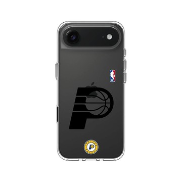 iPhone Air Clear Case（相機按鈕） 透明 - NBA - B&W-印第安納溜馬 Indiana Pacers B&W